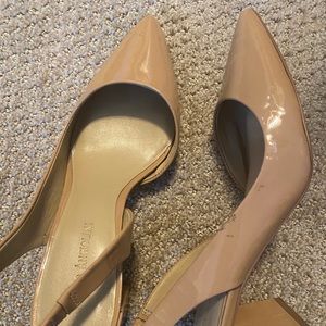 Enzo Angioloni sling back 8 m 38.5 nude block heel